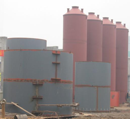 新疆昆玉钢铁有限公司非标设备制作，干式气柜